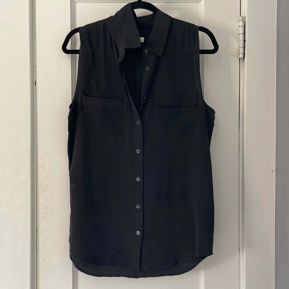 M Equipment Black Sleeveless Top